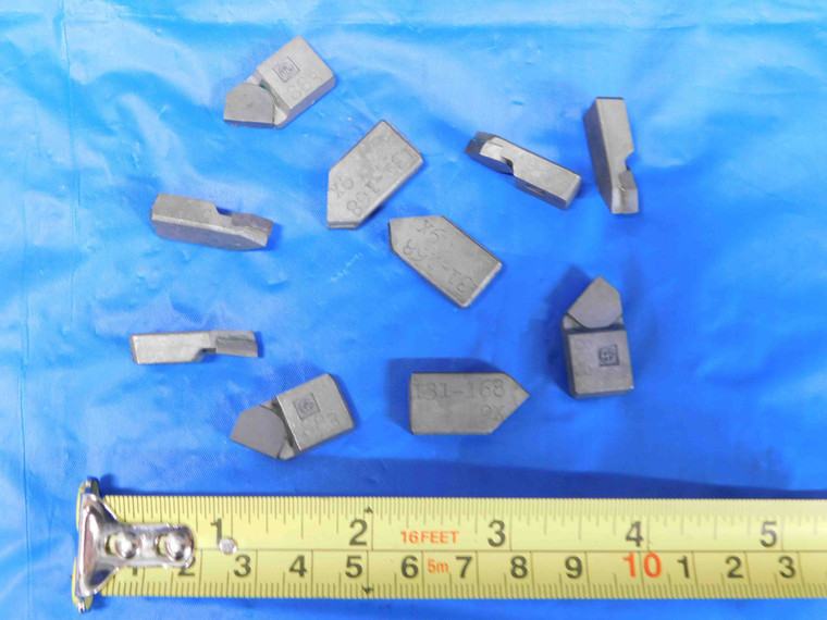 10pcs 131-168 9X 883 CARBIDE BRAZED TURNING INSERTS LATHE TOOL BIT TIPPED - BS1082CP2