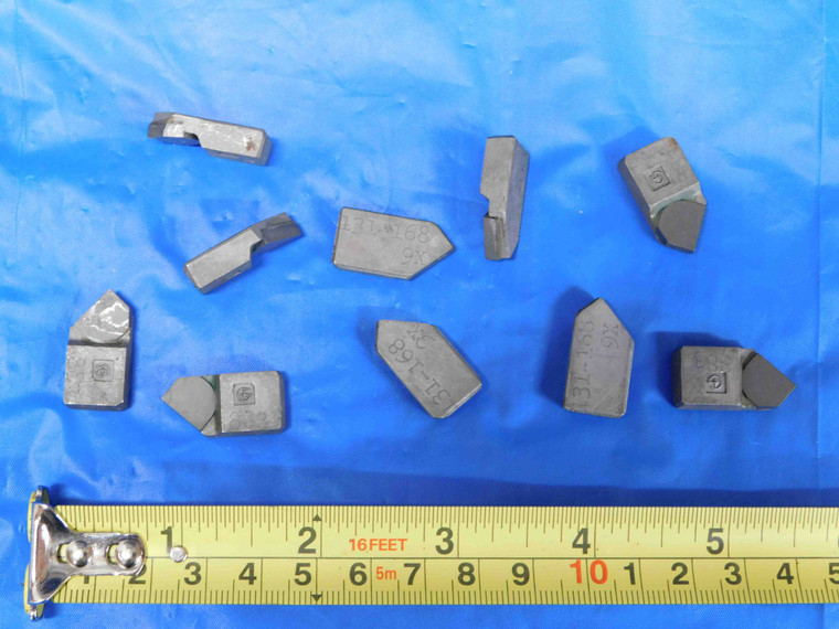 10pcs NEW 131-168 9X 883 CARBIDE BRAZED TURNING INSERTS LATHE TOOL BIT TIPPED - BS1088CP2