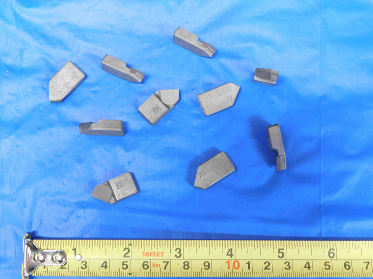 10pcs NEW 131-168 9X 883 CARBIDE BRAZED TURNING INSERTS LATHE TOOL BIT TIPPED - BS1092CP2