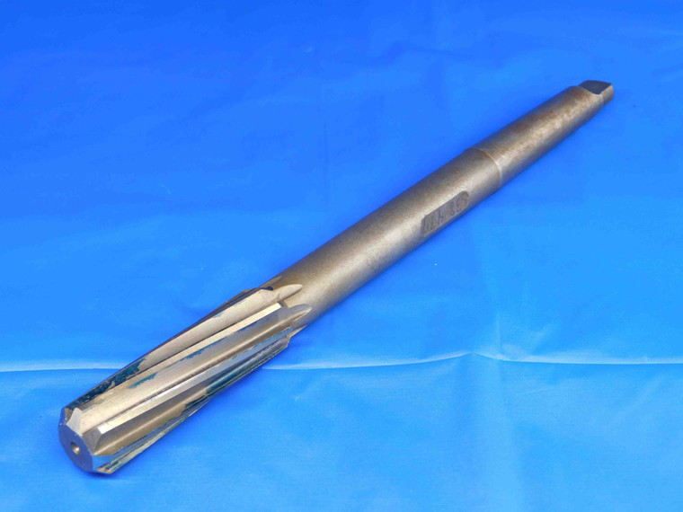 7/8 O.D. HSS REAMER MORSE TAPER #2 SHANK SPIRAL 8 FLUTE MT2 .875 .8750 ONSIZE - BR1274CG2