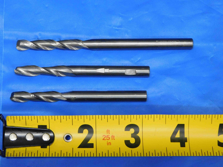 LOT OF 3 1/4" O.D. SQUARE & BULL NOSE SOLID CARBIDE END MILLS 1 1/8"-1 1/2" LOC - BS1124AG3