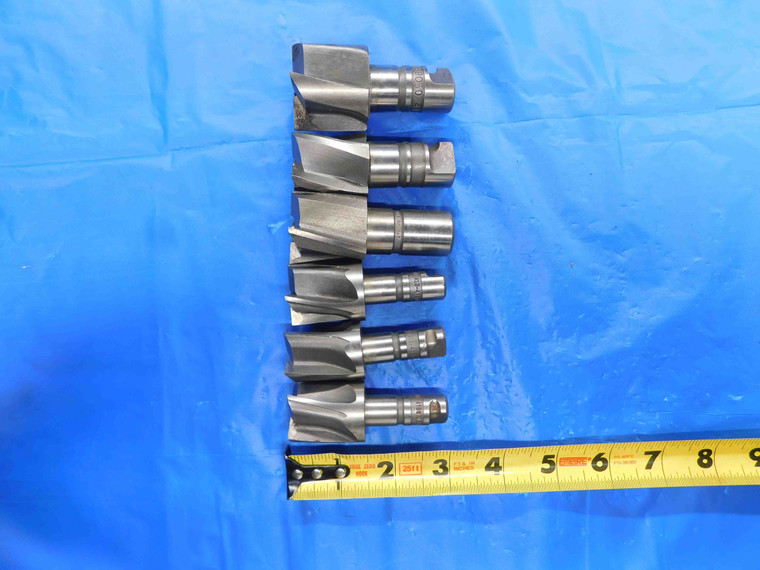 6PCS ECLIPSE QUICK CHANGE HSS COUNTERBORES SIZES FROM 1 1/16 - 1 9/16 PIN DRIVE - BT0378CF2