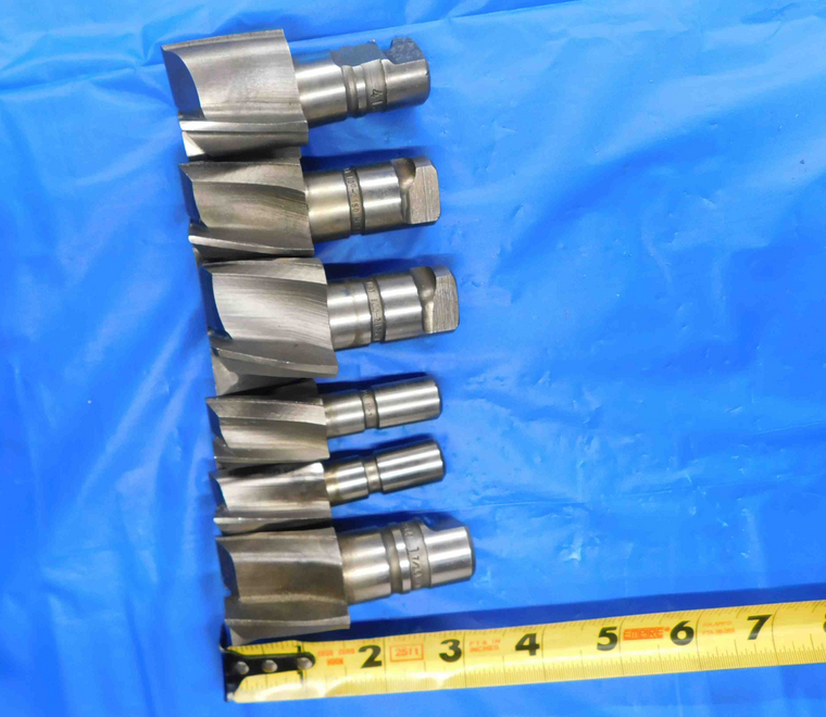 6PCS ECLIPSE QUICK CHANGE HSS COUNTERBORES SIZES FROM 31/32 - 1 3/4 PIN DRIVE - BT0366CF2