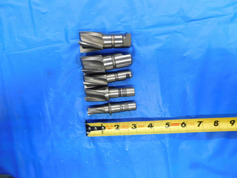 5PCS ECLIPSE QUICK CHANGE HSS COUNTERBORES SIZES FROM 1/2 - 1 1/4 PIN DRIVE - BT0371CF2