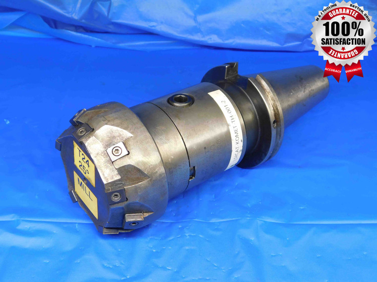 CAT50 KOMET ABS80 MODULAR TOOL HOLDER 3.8 PROJECTION A5251370 W/ 4" FACE MILL - BR1312LVR