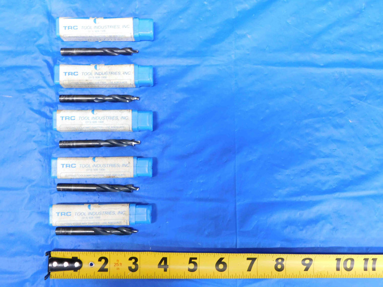 5PCS TRC 9/32" O.D. HSS COUNTERBORE DRILL BIT 10097, 21990-2 17/64"0 .2812 - BS1163CP2