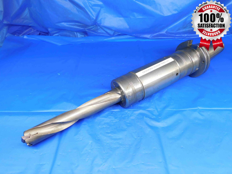 CAT50 SCHUNK POLYGONAL TOOL HOLDER COOLANT 9 3/8 PROJ. W/ 30mm INDEXABLE DRILL
