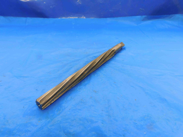 MORSE #9 O.D. HSS TAPER PIN REAMER SPIRAL 8 FLUTE NO. 9 TAPERED MADE IN USA - BT0474CG2