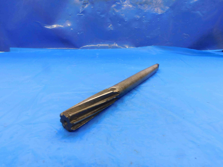 13/16 O.D. HSS CHUCKING REAMER MORSE TAPER #2 SHANK SPIRAL 8 FLUTE MT2 - BT0443CG2