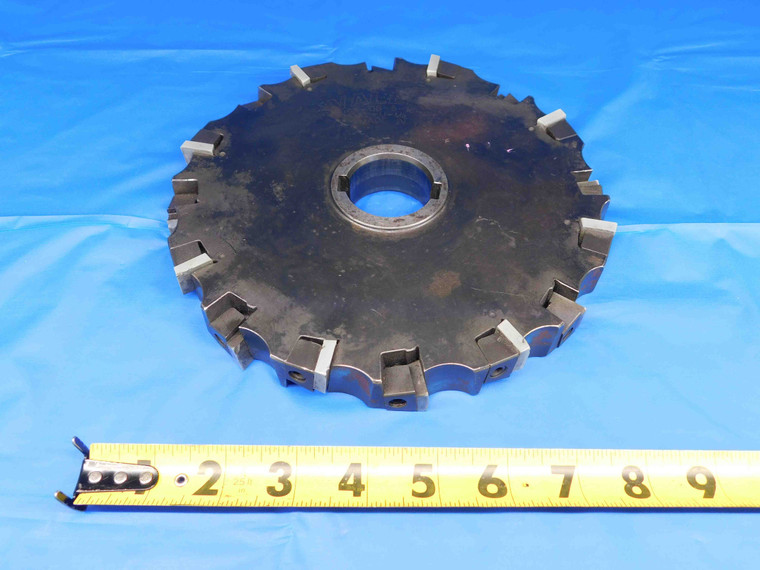 VALENITE 8" OD X 1" W STAGGERED TOOTH INDEXABLE SIDE MILLING CUTTER 16 T - BR1438CT2