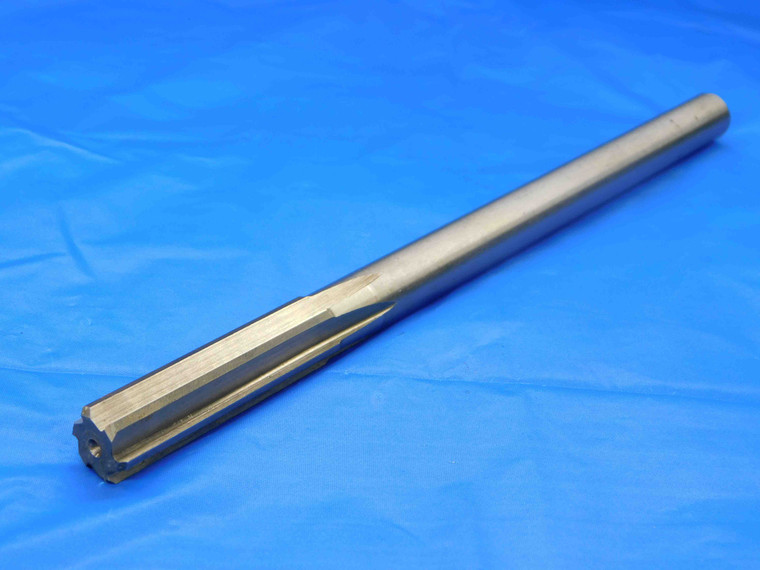 39/64 O.D. HSS CHUCKING REAMER 6 FLUTE .6093 ONSIZE STRAIGHT SHANK - CB0248CG2