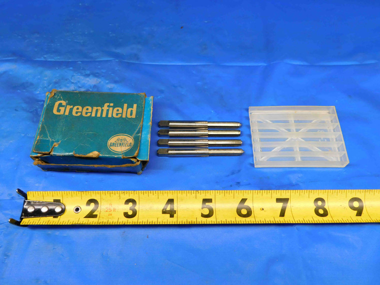 4 PCS NEW GREENFIELD M6 X 1 D8 HSS THREAD FORMING PLUG TAP 4 STRAIGHT FLUTE 6 - BR1571BC3