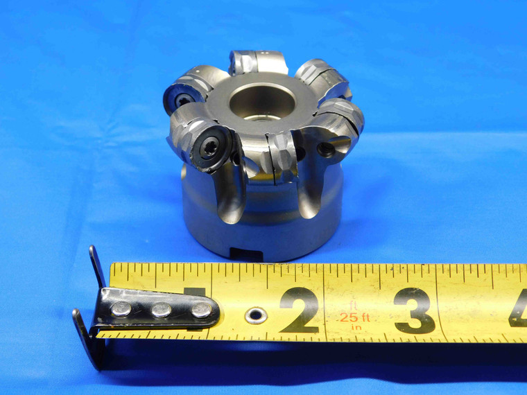 SECO 2" O.D. COOLANT FACE MILL R220.28-02.00-06-6A 3/4 PILOT HOLDS 6 INSERTS 2.0 - BR1624BC3