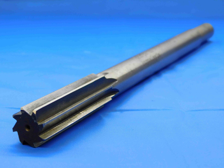 21/32 O.D. HSS CHUCKING REAMER 8 FLUTE .6562 ONSIZE STRAIGHT SHANK - JC0139LVR