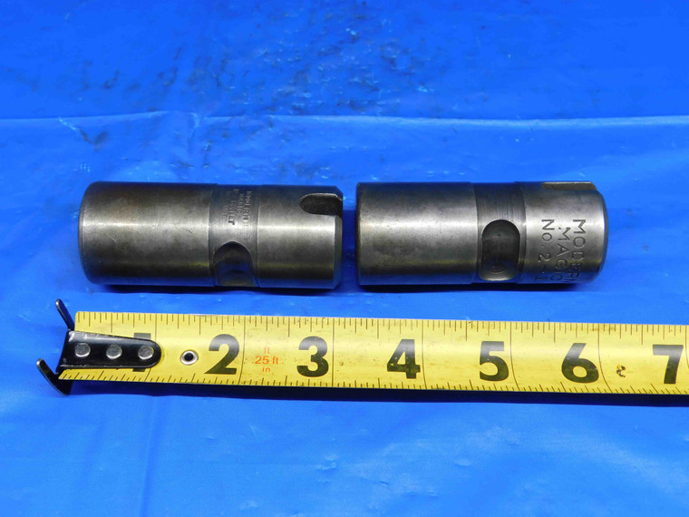 2pcs MODERN MAGIC NO.1 & NO. 2 COLLETS MORSE TAPER #1 & #2 I.D. MT1 MT2 ADAPTER - BR1777AA3