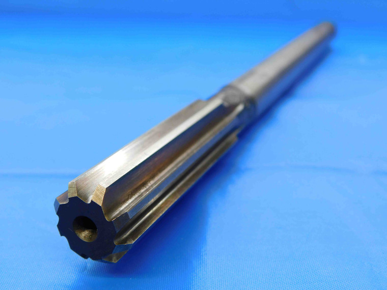 WHITMAN & BARNES 21/32 O.D. HSS CHUCKING REAMER 8 FLUTE .6562 ONSIZE USA - JC0170BY2