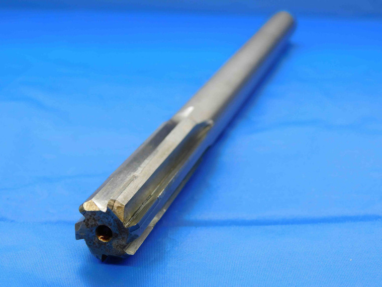 0.604 OD HSS CARBIDE TIPPED REAMER 6 FL .604 .6040 19/32 .5938 +.0102 OVERSIZE - JC0171BY2