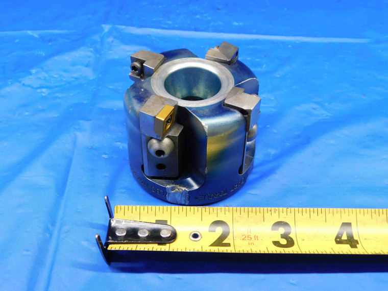 VALENITE 2 1/2 O.D. FACE MILL MM HVA QDT99045-01 3/4 PILOT HOLDS 4 INSERTS - BR1813BC3