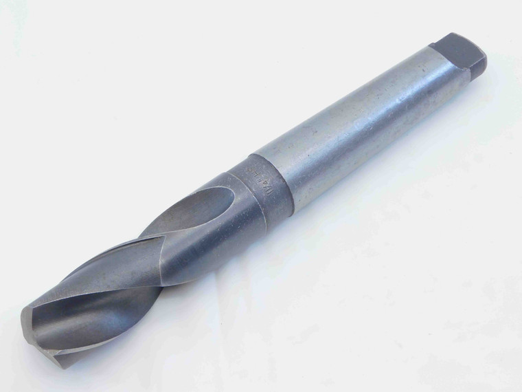 1 1/4 O.D. HSS FLAT BOTTOM TWIST DRILL BIT MORSE TAPER #4 SHANK 1.25 MT4 CNC - BR1823BC2