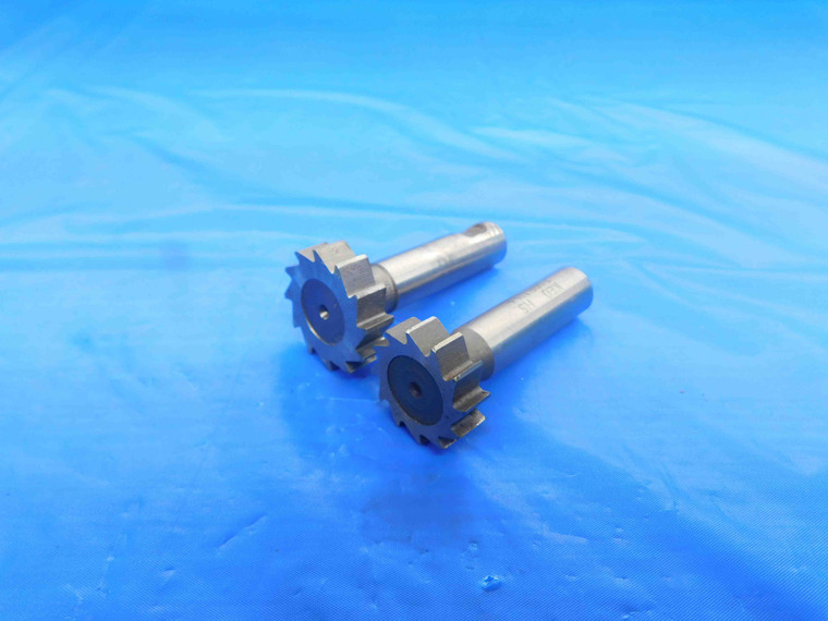 2PCS KEO HSS KEYSEAT WOODRUFF CUTTERS 5/16 WIDTH X 1 1/64 - 1 9/64 O.D. MILLING - BT0852LVR