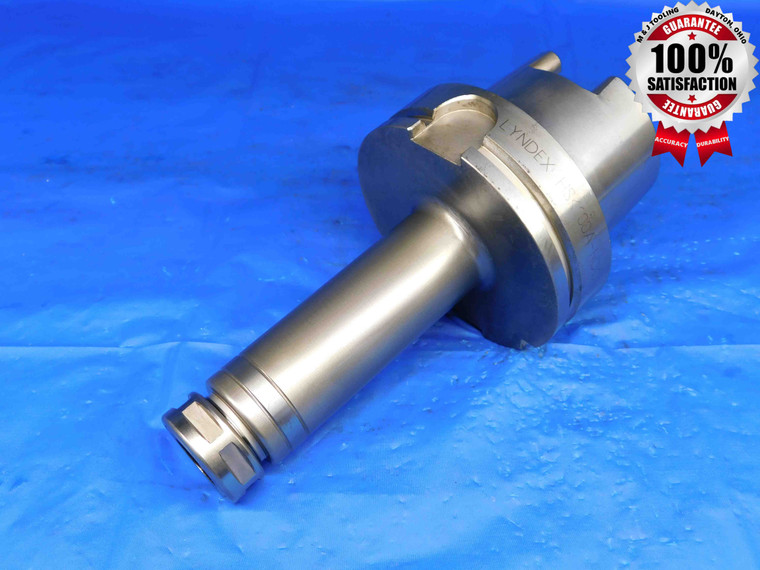 HSK100A LYNDEX ER16 COLLET CHUCK TOOL HOLDER 6" PROJ. HSK100A-HDC16-150 ER 16 - BR1864LVR