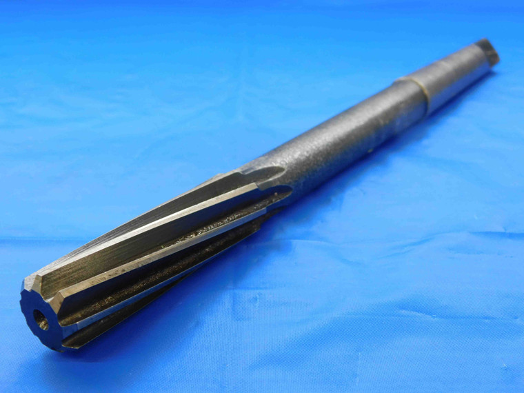 W&B 0.7487 OD HSS REAMER MT2 SHANK SPIRAL 8 FL .7487 .7500 UNDERSIZE 19 mm - JC0268BY2