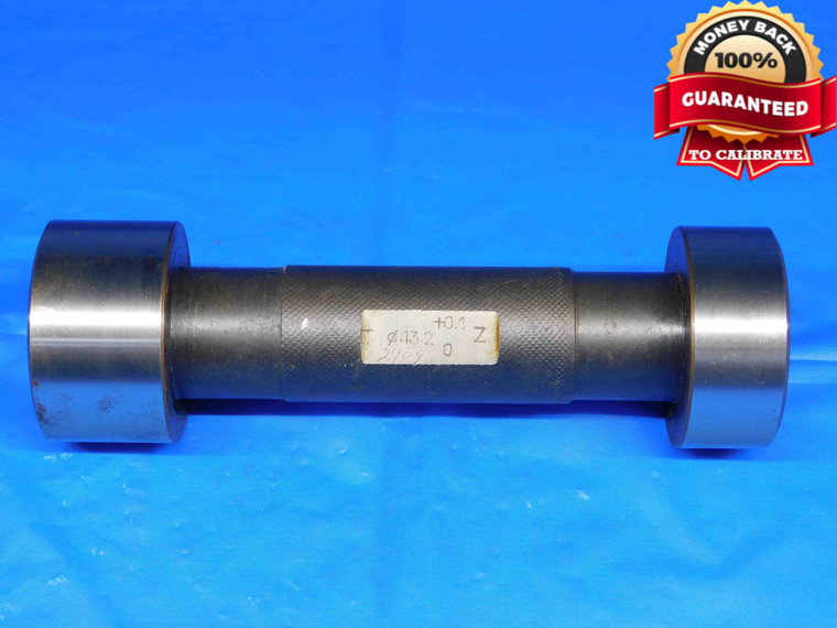 43.203 & 43.295 METRIC PIN PLUG GAGE GO NO GO 43.000 +.203 43 mm 1.7009 - BR1912BA3