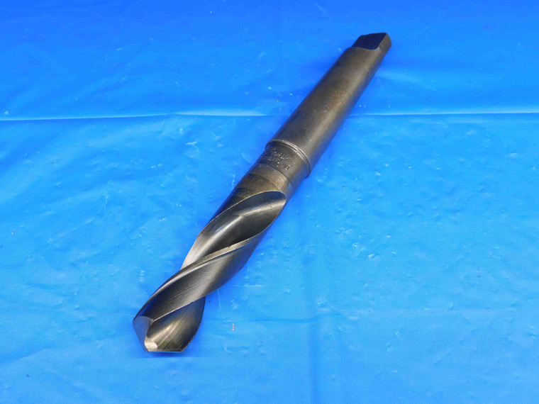 UNION DRILL CO. 57/64 O.D. HSS DRILL BIT MORSE TAPER #3 SHANK .8906 MT3 - BR1958BY2