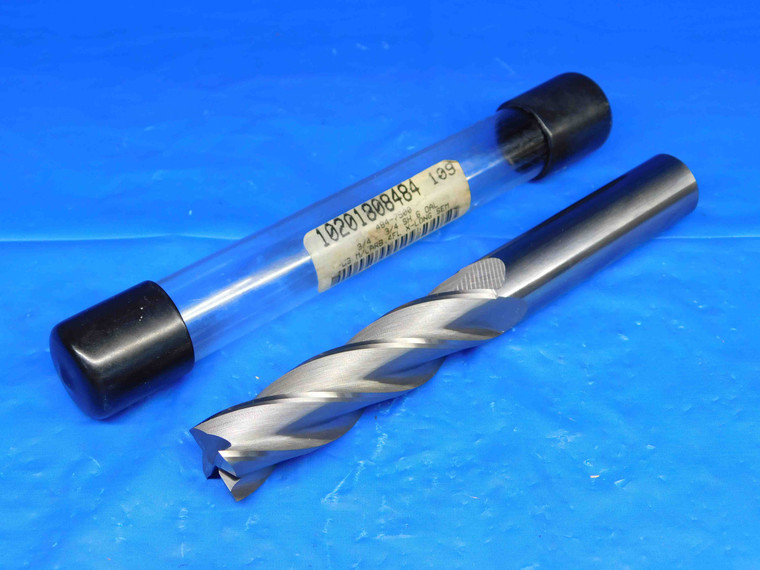 NEW 3/4 O.D. 3" LOC 6" OAL SOLID CARBIDE END MILL 3/4 SHANK 4 FLUTE .75 - BR1981BY2