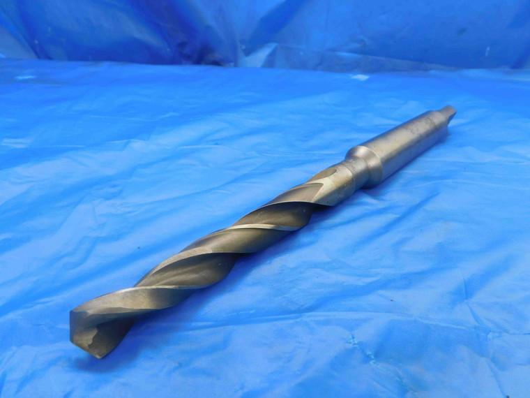 23/32 O.D. COBALT TWIST DRILL BIT MORSE TAPER #3 SHANK 5" LOC .7187 MT3 - CB0608BY2