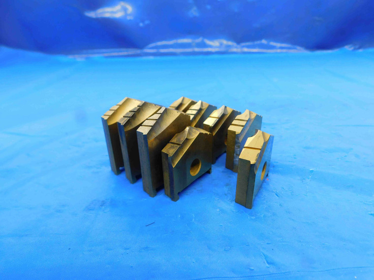 8PCS AMEC SERIES AA TiN COATED HSS SPADE DRILL INSERTS 1" O.D. 1.0 USA MADE - BT1094CN2