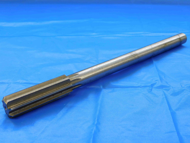 23/32 O.D. HSS CHUCKING REAMER 8 FLUTE .7187 ONSIZE STRAIGHT SHANK - JC0438CP2