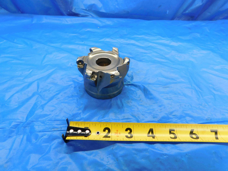 SECO 3" O.D. COOLANT FACE MILL R220.291-03.00-06.6A 1" PILOT HOLDS 6 INSERTS 3.0 - CB0708