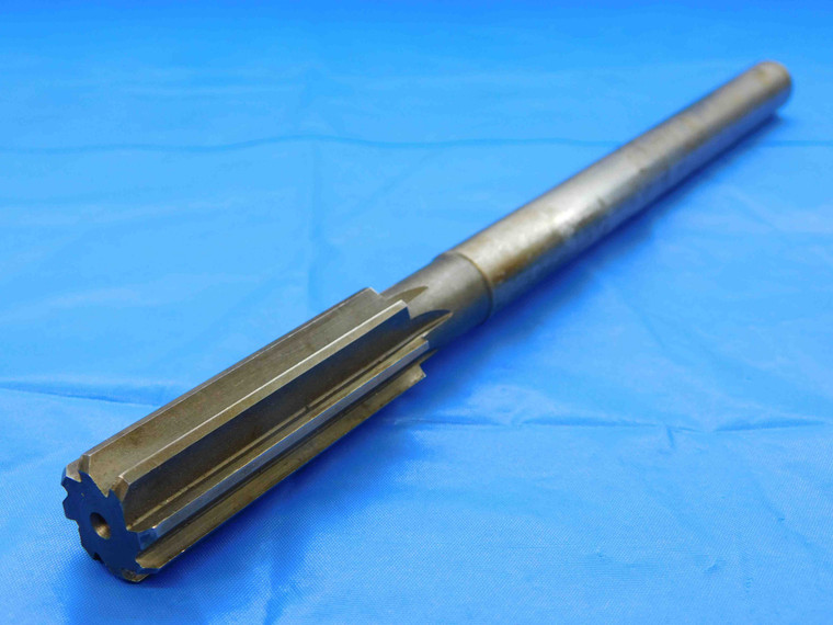 23/32 O.D. HSS CHUCKING REAMER 8 FLUTE .7187 ONSIZE STRAIGHT SHANK - JC0459CP2