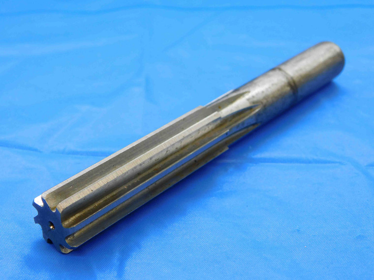 0.636 O.D. HSS CHUCKING REAMER 8 FLUTE .636 .6360 5/8 .6250 +.0110 OVERSIZE - JC0466CP2