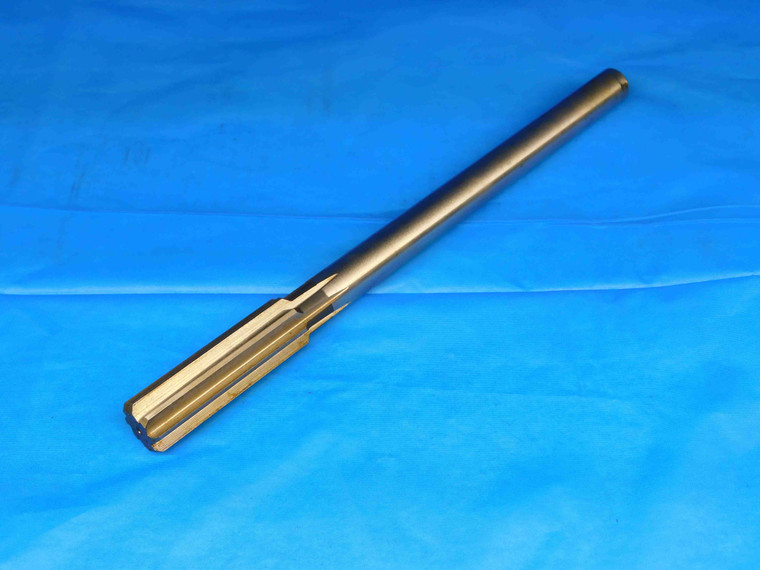 MORSE 23/32 O.D. HSS CHUCKING REAMER 8 FLUTE .7187 ONSIZE MADE IN USA - BR2185CP2