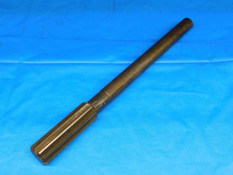 W&B 13/16 O.D. HSS CHUCKING REAMER 10 FLUTE ONSIZE .8125 MADE IN USA - BR2186CP2