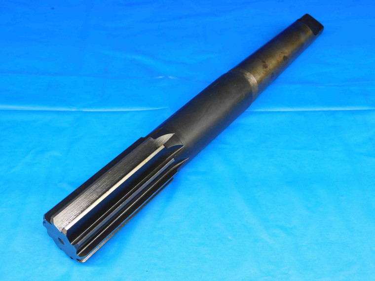 NATIONAL 1 7/16 O.D. HSS REAMER MORSE TAPER #4 SHANK 10 FLUTE MT4 1.4375 ONSIZE - BR2200CP2