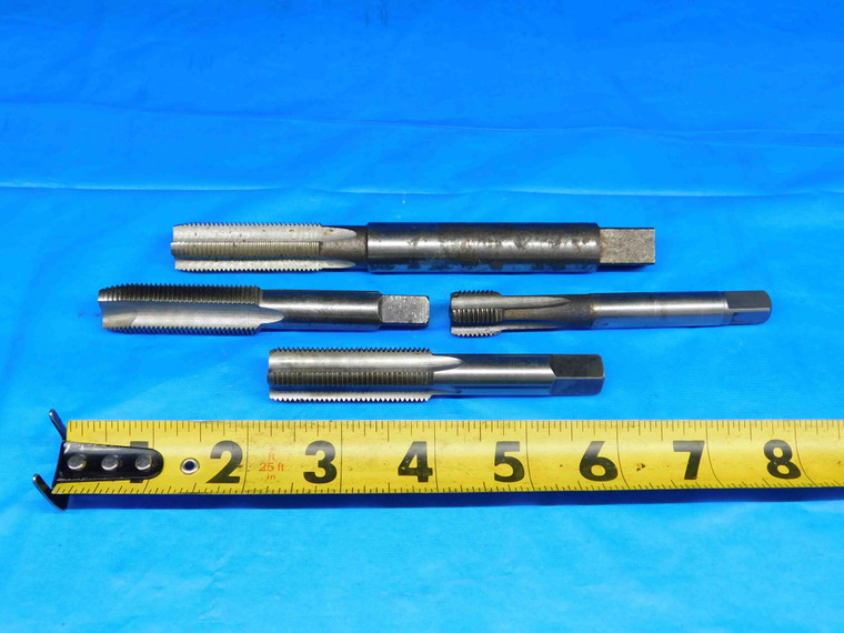 4 PCS 9/16 18 GH3 HSS BOTTOMING, PLUG TAP 3, 4 STRAIGHT FLUTE .5625 - BR2211BC2
