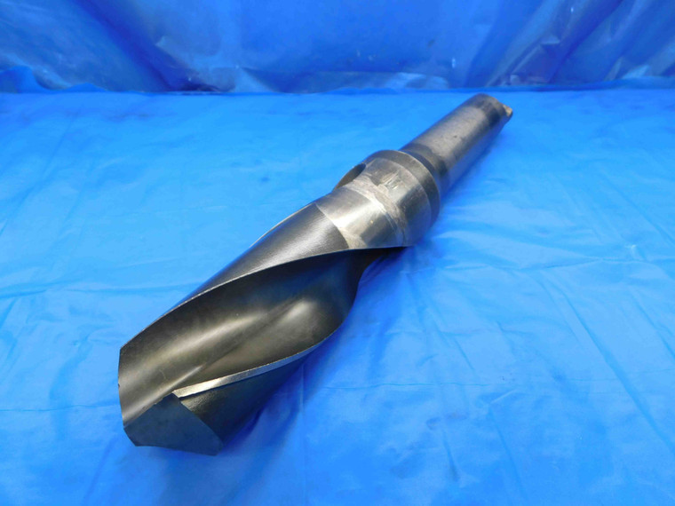 CLEVELAND 2 7/16 O.D. HSS TWIST DRILL BIT 6761 MORSE TAPER #5 SHANK 2.4375 MT5