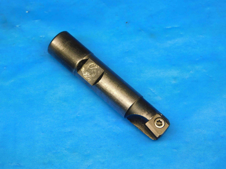 1/2 DIA. 2 1/2 OAL SQUARE SHOULDER INDEXABLE END MILL 1/2 SHANK SINGLE FLUTE .5 - BR2307AB3