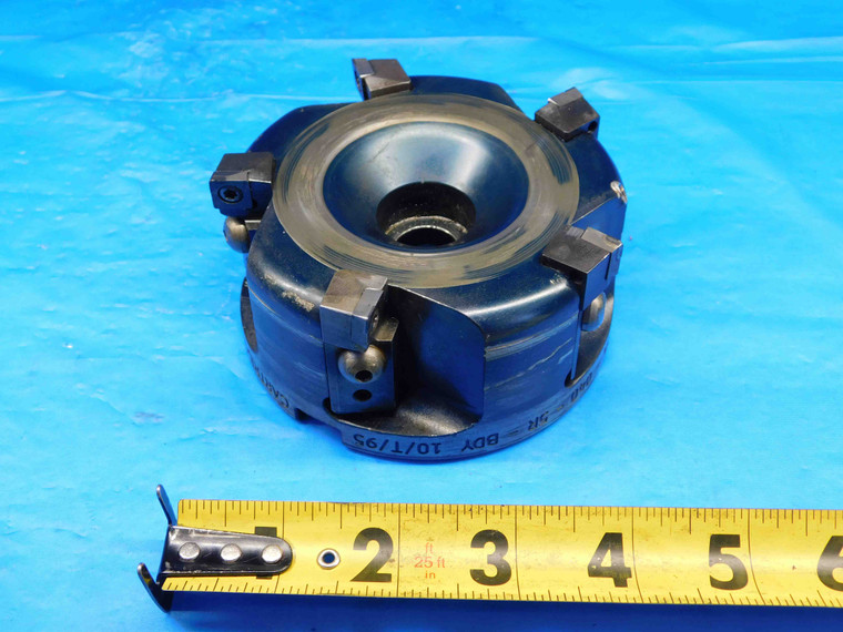 VALENITE 4" O.D. FACE MILL VFA-04-5R-BDY 10/T/95 1 1/4 PILOT HOLDS 5 INSERTS 4.0 - BR2315BC3