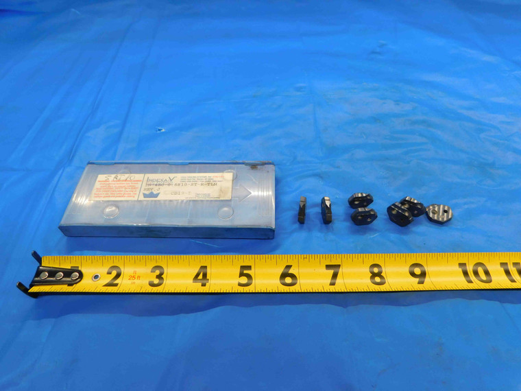7pcs NEW INDEXA-V IN-4BC-0.6810-ST-R-TLN REV.J CB19-I CARBIDE INSERTS DRILLING - CB0917CB2