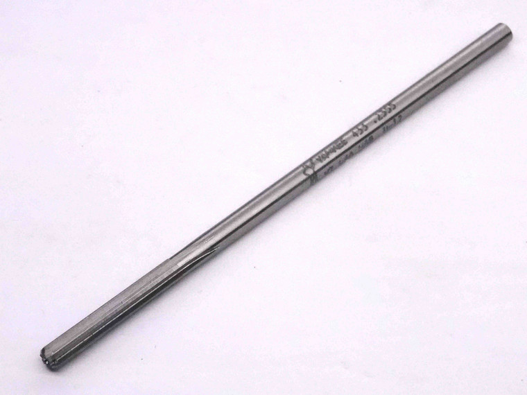 YANKEE 0.2355 OD HSS REAMER 6 FL .2355 15/64 .2500 -.0145 UNDERSIZE 6 mm USA - JC0719CP2