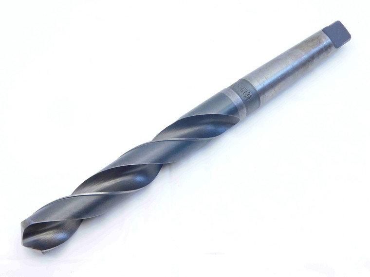 LSI 63/64 O.D. HSS TWIST DRILL BIT MORSE TAPER #3 SHANK 5 1/2 LOC .9843 MT3 - JC0916BP3