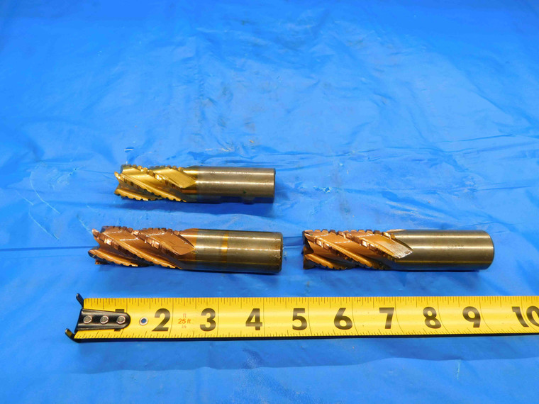 3 PC. PUTNAM COBALT 1" CUTTING DIA. ROUGHING END MILLS 1" SHANK DIA. 1.0 USA - CB1104BY2