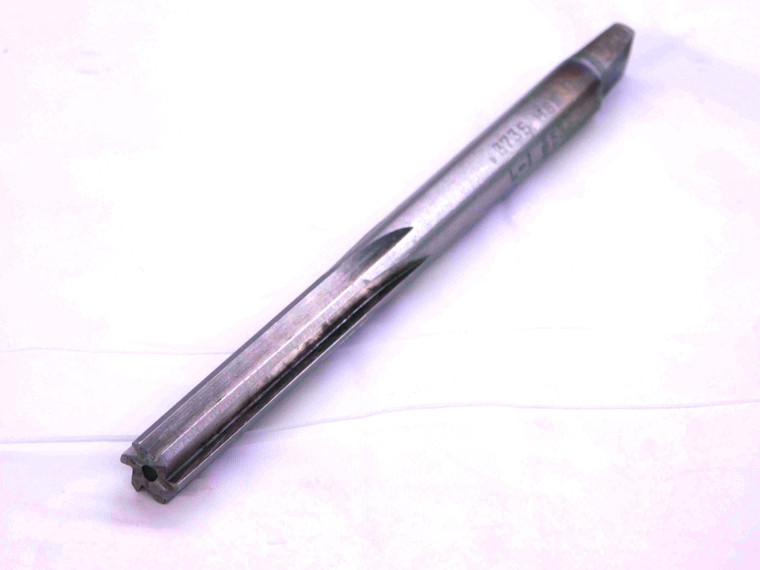 L & I 0.3735 OD HSS REAMER 0.365 SHANK 6 FL .3735 3/8 .3750 -.0015 UNDERSIZE - JC0955CP2