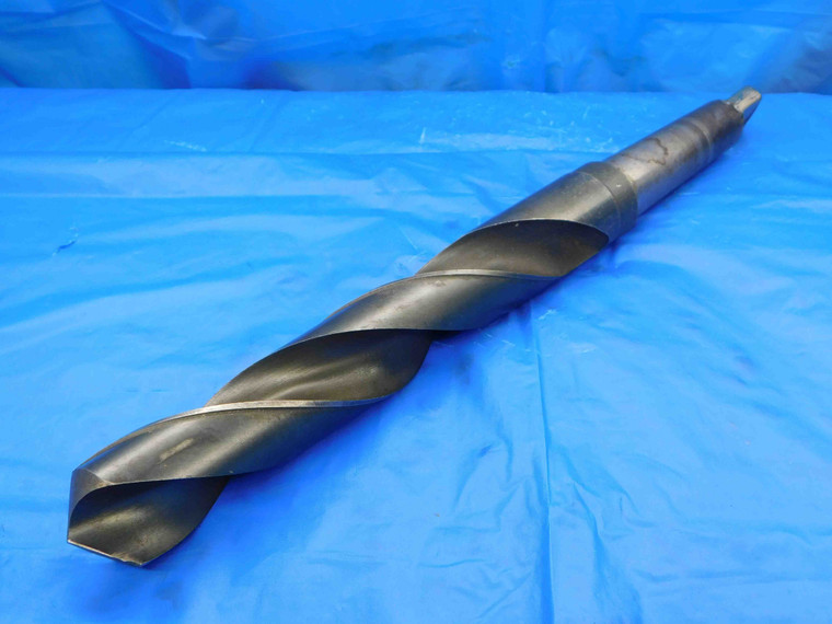 PTD 1 31/64 O.D. HSS TWIST DRILL BIT MORSE TAPER #4 SHANK 8 1/2 LOC 1.4843 MT4