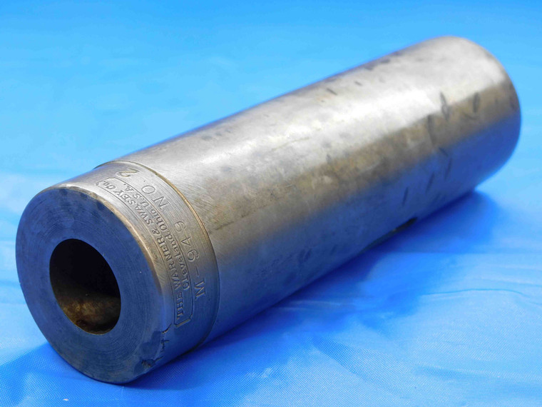 WARNER & SWASEY CO MT#2 INSIDE TO 1 1/2 OUTSIDE MORSE TAPER ADAPTER SLEEVE MT2 - JC1008BBT