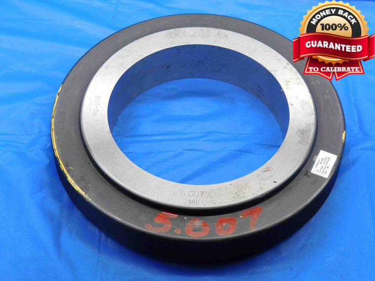 5.0070 CL X MASTER PLAIN BORE RING GAGE 5.0000 +.0070 OVERSIZE 5.0 127 mm 5.007 - DW26618BS3